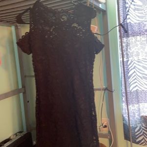 Black Lace Ambiance dress.